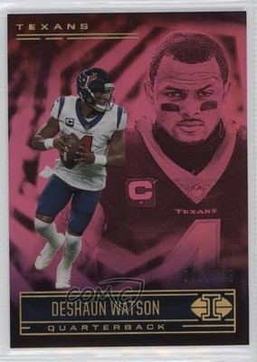 2021 Panini Illusions Trophy Collection Pink /399 Deshaun Watson #7 uk2