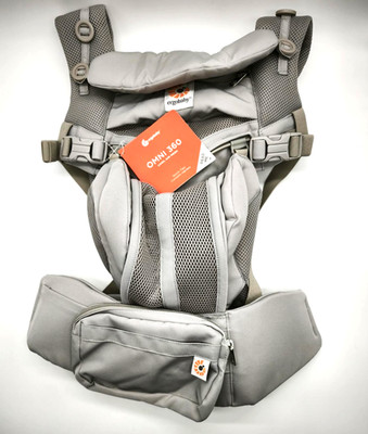 Ergobaby Babytrage Omni 360 Cool Air Mesh, 4 Position - Pearl Grey