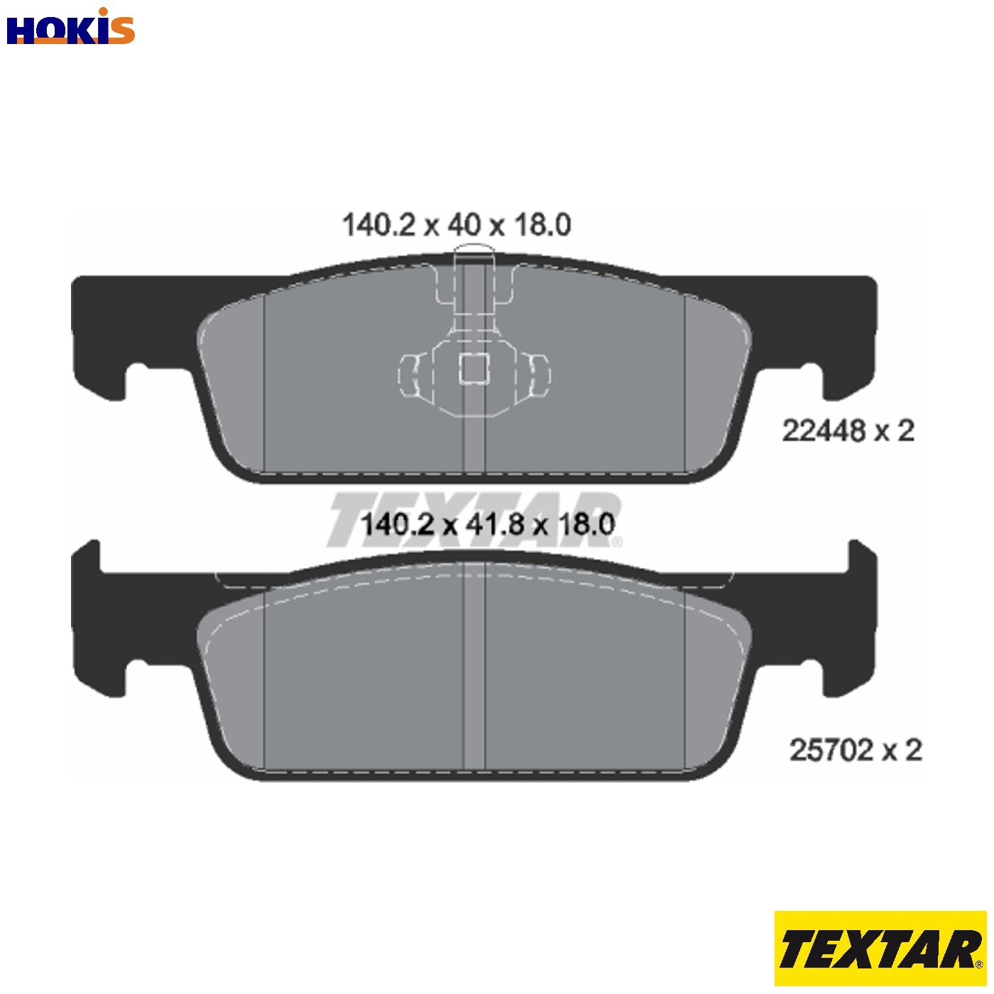 BRAKE PAD SET DISC BRAKE 2244801 FOR RENAULT DACIA D4F 732 1.1L K7M 812 1.6L