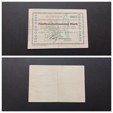 500000 Mark --- "Stahl- und Eisenwerke Döhner AG" in LETMATHE / Westfalen --  G9