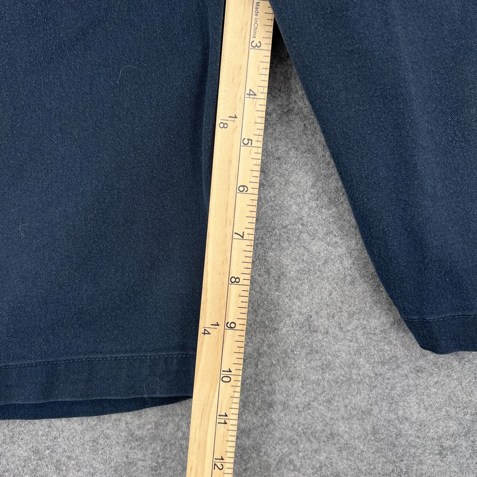 Volcom Shorts Mens 33 Navy Chino Stretch Walk Skateboarding Surf Casual Zip Fly - Image 4 of 4