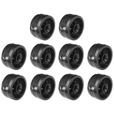 cyclingcolors 10x ruote plastica 30mm nero rotelle mobili dura carrello pic s4X7