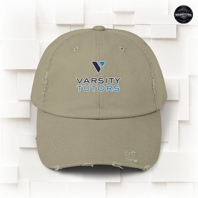 Varsity Tutors Franchise Logo Unisex Distressed Cap