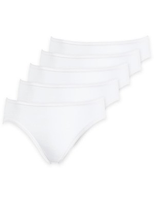 Schöller 5er Pack Damen Bikinislip Baumwolle Supergekämmt Gr. 38-46 in Basic FB