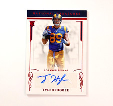 Tyler Higbee 2016 Panini National Treasures Rookie Autograph Red /87 RC AUTO NT