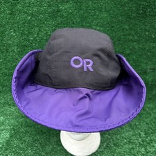 Outdoor Research Seattle Sombrero Gore-Tex Rain Hat Purple Black Y2K SizeL Read