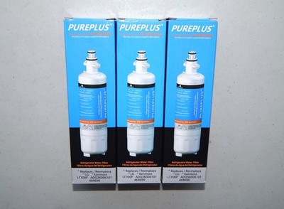 New Sealed 3 Pack Pureplus PP-RWF1200A Replacement Water Filters LG Kenmore