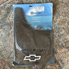 Gm Chevrolet Splash Guards Black Mud Flaps Pair Bowtie Logo 12497445 New Gm Chevrolet Splash Guards Black Mud Flaps Pair Bowtie Logo 12497445 New