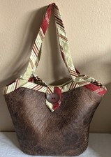 Handmade Fabric Sewing  Yarn Tote Knitting Bag Purse Satchel Craft Bag Travel