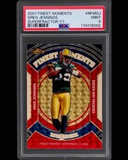 2007 Finest Greg Jennings Superfractor 1/1 One Of One