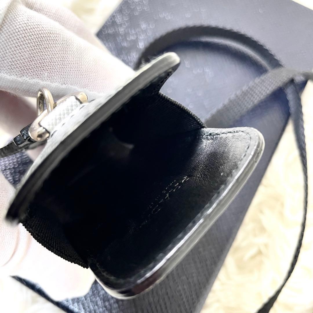 Prada Robot Charm Key Chain Triangular Plate Neck… - image 8