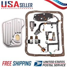 9PCS 4L60E 4L65E For GM EPC Shift Transmission Solenoid Kit W/Harness 1993-2005