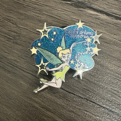Vintage Disney World - Tinker Bell Exclusive pixie Dust Dreams - Disney Pin Blue