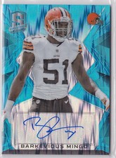 2015 Barkevious Mingo Spectra Neon Blue  Auto   42/50    #S-BM (A3755)