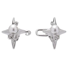 1 Set Pant Waist Tightener,Pearl Star Waist Cincher Clip,Instant No Sewing Je...