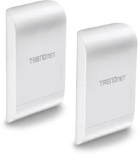 TRENDnet 10dBi Wireless N300 Outdoor PoE Point to Point Bridge Kit Two Pack