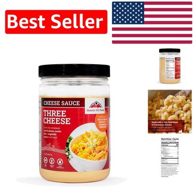 12oz Three Cheese Sauce Mix - Real Butter & Cream for Quick Cheesy Dishes