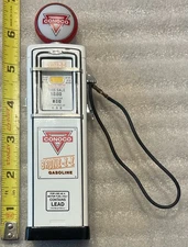 SALE - Conoco Bronz-z-z Gas Pump Bank w. Flashing Globe - Works!