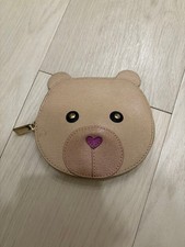 FURLA Bear Coin Case Beige