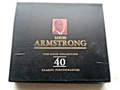 2CDs BOX  Louis Armstrong - The Gold Collection 40 Classic Performances - TOP RO