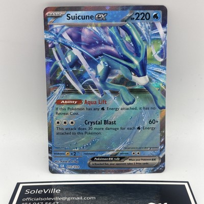 Suicune ex 010/034 Trading Card Game Classic Holo | eBay