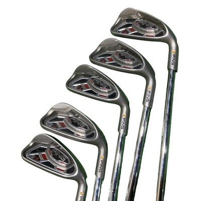 [PING] G15 Eisensatz 5-teilig 5.6.7.8.9 PING AWT Flex S Gold Dot gebrauchte G...