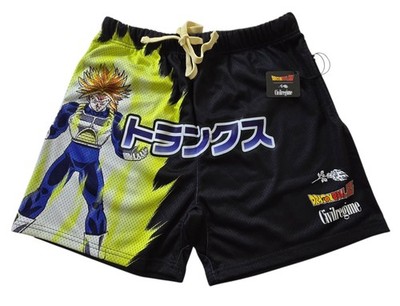 Civil Regime X Dragon Ball T Mesh Shorts Mens Small Multi Graphic Print