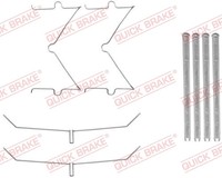 ZubehöRkit, Scheibenbremsbelag Quick Brake 109-1885 FüR Toyota