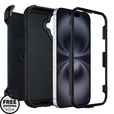 for Defender iPhone 16 Case with Clip,for Holster iPhone 16 Case 