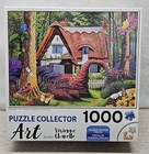 Puzzle Collector Art 1000 Piece Puzzle - Cottage in the Woods, 27" X 20"/New