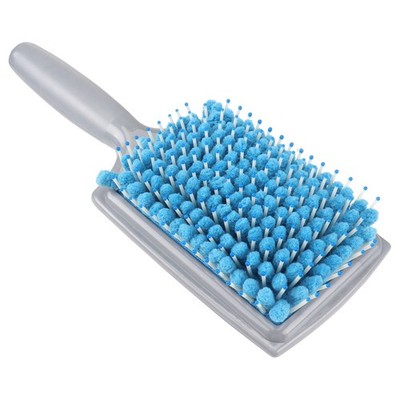 Fachhaarpinsel kreatives Paddel Haare (blau) Absornet Haarbürste