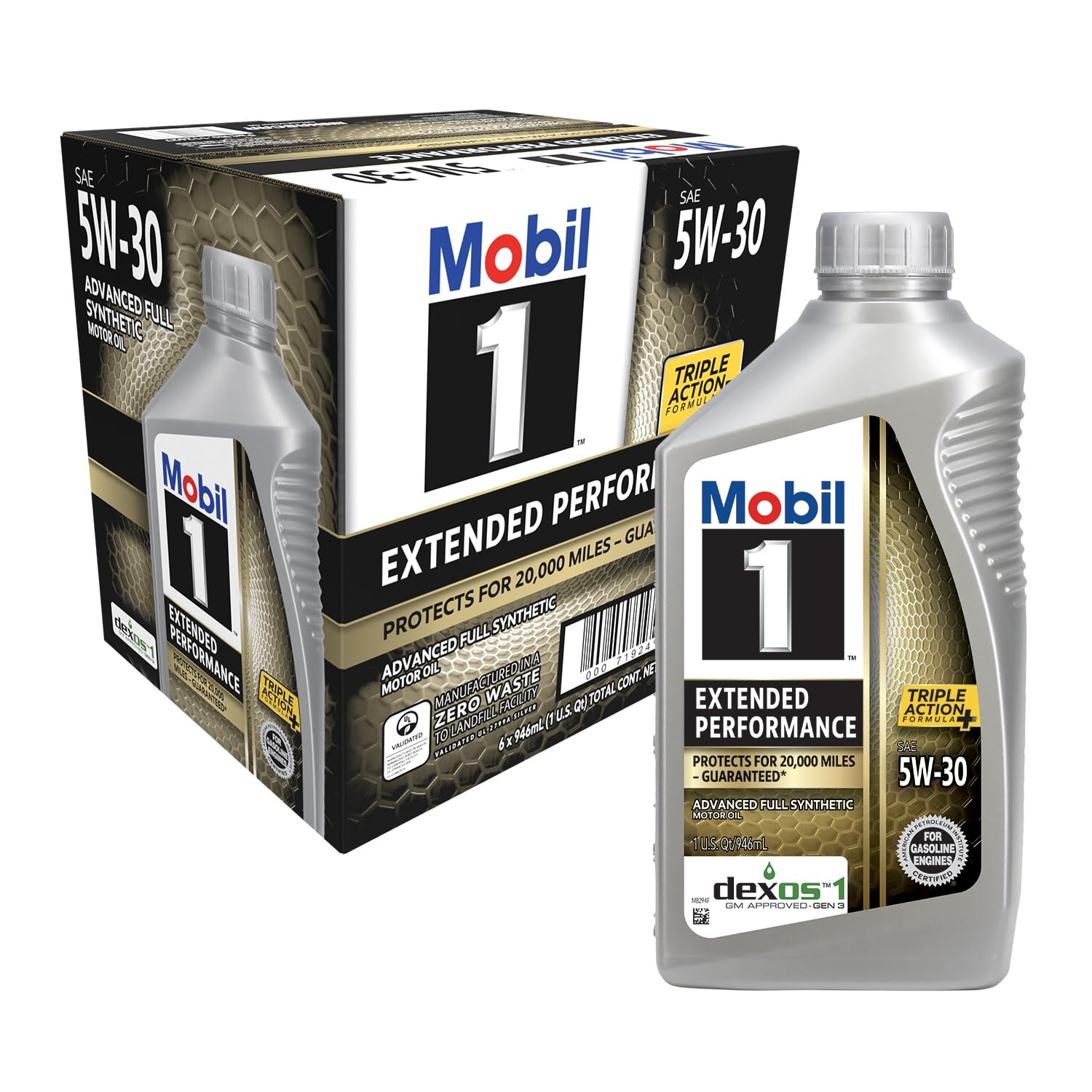 1 Quart (6-pack), Gray