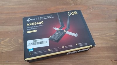 TP-Link WiFi 6E Intel AX210 AXE5400 PCIe Desktop PC WiFi Card - (Archer TXE72E)