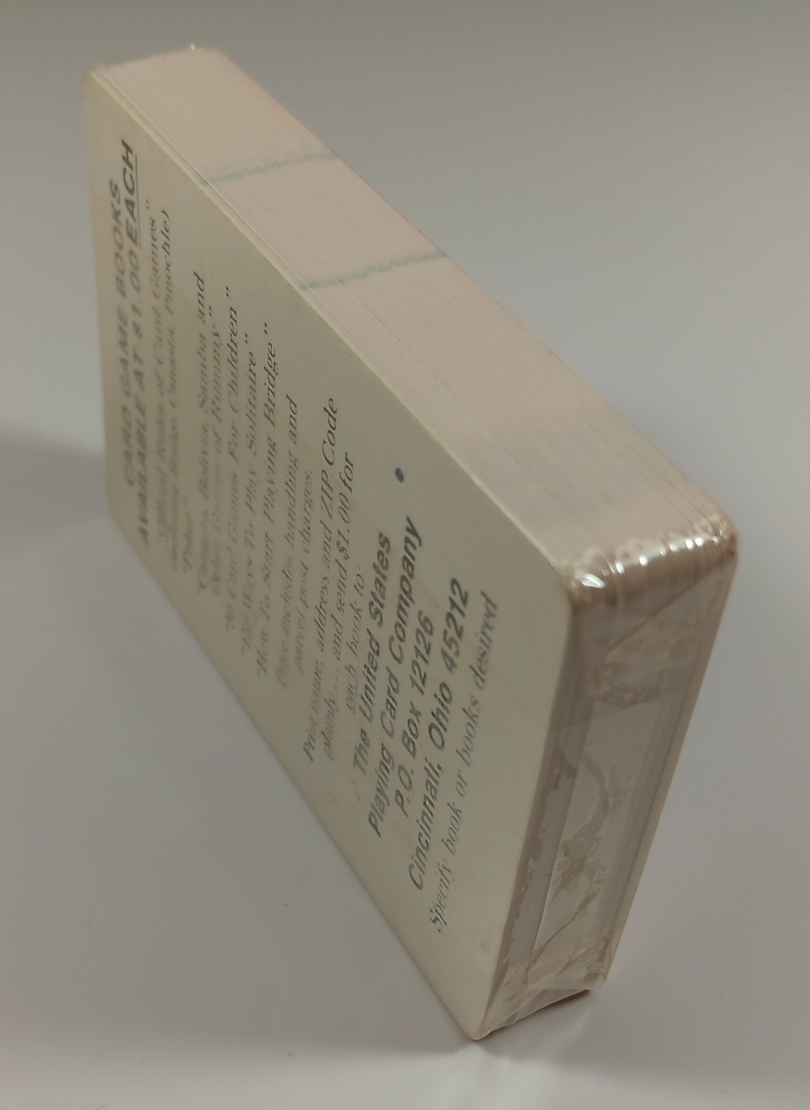 Vintage Sealed Playing Cards Deck Floral The U.S. Playing Card Company