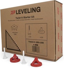 Flat-Pro® Twist-it Tile Levelling System – 4 mm Starter Kit – 150 Screw 4mm 