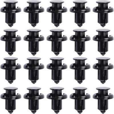Secure Push-Type Nylon Rivet Clips - 20PCS Compatible with Various Honda Models