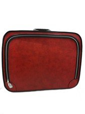 Other Brands HINOMOTO Retro Trunk Case NO.97 Red Plain PAT-37-24495