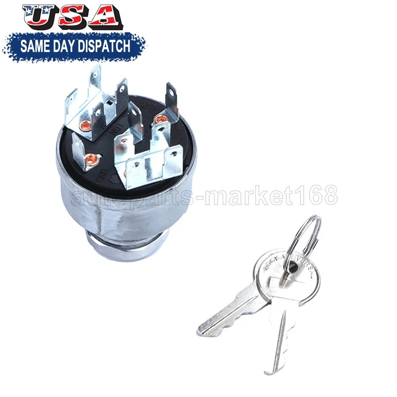 For Jeep CJ5 Wagoneer Commando CJ6 CJ3 1000A 1000B 1000C 1000D Ignition Switch - Image 3 of 4