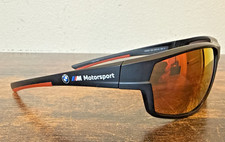 BMW M Motorsport Sunglasses BS0024/S 02U Matte Black w/ Red Accents Orange