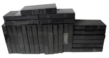 VHS Black Heavy Duty Empty Clamshell Plastic Storage Cases Large Lot of 25
