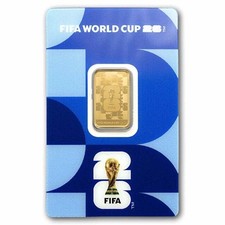 5 gram Gold Bar - PAMP FIFA™ 2026 World Cup (w/ Assay & Sleeve) 5182.83 per troy oz