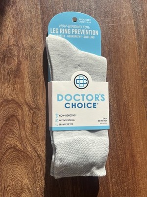 Doctor s Choice Ladies Leg Ring Prevention Diabetes Socks Neuropathy 1 Pair New