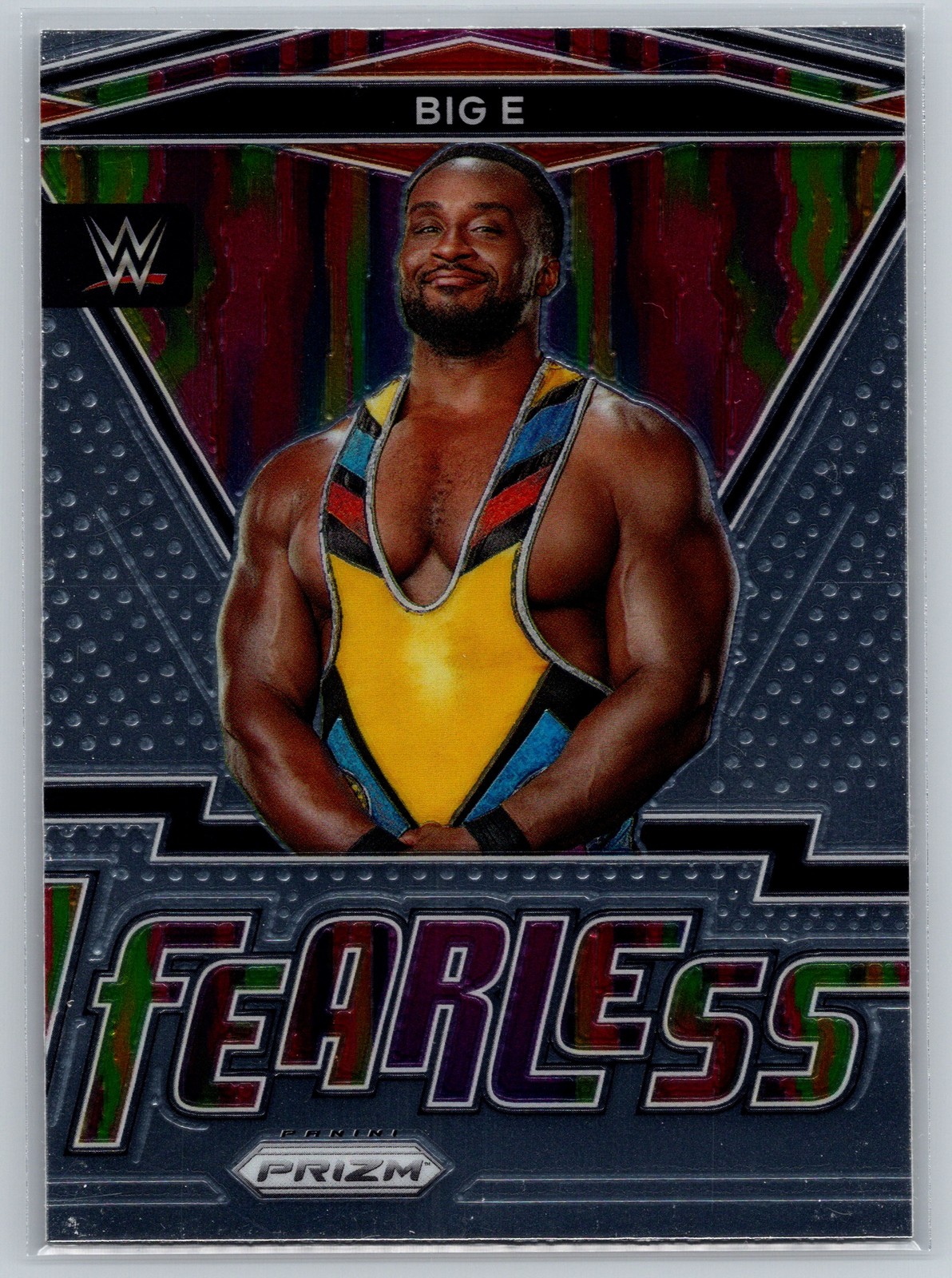2022 Panini Prizm WWE #1 Big E Fearless Insert RAW WWE Champion New Day