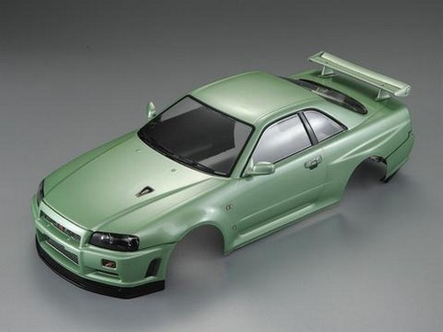 Killerbody RC Car Nissan Skyline R34 195mm Finished Body-Green