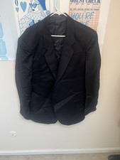 Giorgio Armani Navy Blazer Solid Regular Made in Italy for Men