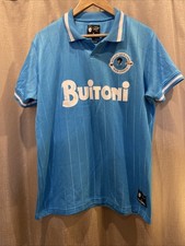 SSC NAPOLI 1986 Men Shirt blue #10 Maradona X COPA Retro Jersey T-Shirt