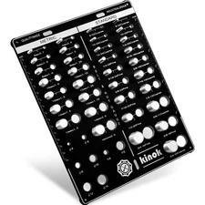 42 Nut and Bolt Thread Checker Bolt Size and Thread Gauge 19 Standard & 15 Me...