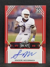 K238,710 - 2022 Leaf Draft and Prospects Auto Red #BASM2 Sincere McCormick