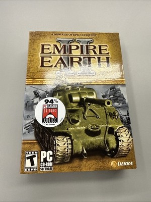 Empire Earth II Game Complete with 2 discs Box And Manual inserts for PC CD-Rom