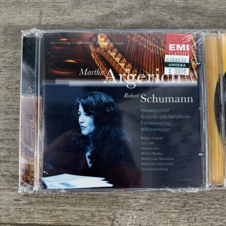 Martha Argerich CD Lot Schumann Rachmaninoff Piano Classical Live Holland Import - Imagem 2 de 4
